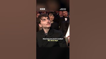 David Tennant speaks to Timothée Chalamet and Kylie Jenner | BAFTA Film Awards 2025