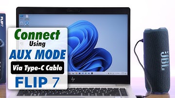 Use JBL Flip 7 AUX Input Mode with Windows Laptop [Wired Connection]