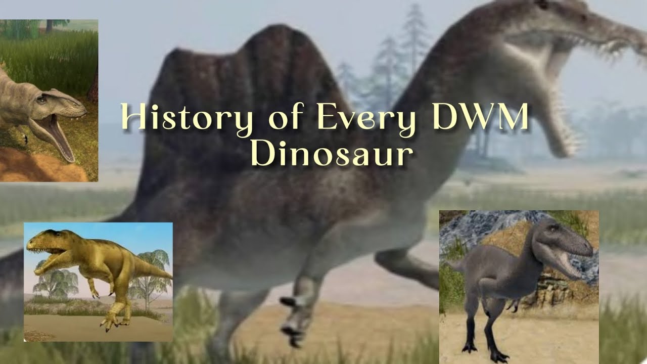 The History Of Every Dinosaur World Mobile Character (Roblox)
