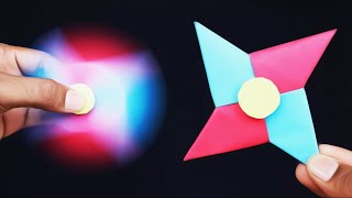 Homemade Colorful Fidget Spinner Paper - How to Make a Spinner Without Bearings