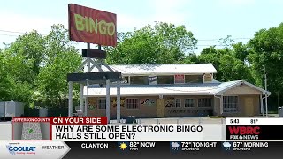 Why are some electronic bingo halls still open