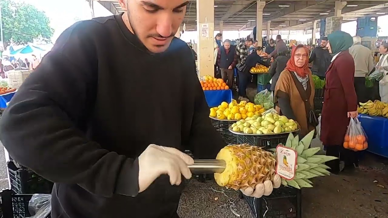 Свежесть и аромат вместе: День на крытом рынке Алтинкума #marketprices #market #antalya