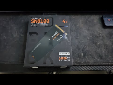 Western Digital BLACK SN8100 4TB M.2 2280 NVMe PCIe Gen 5 SSD