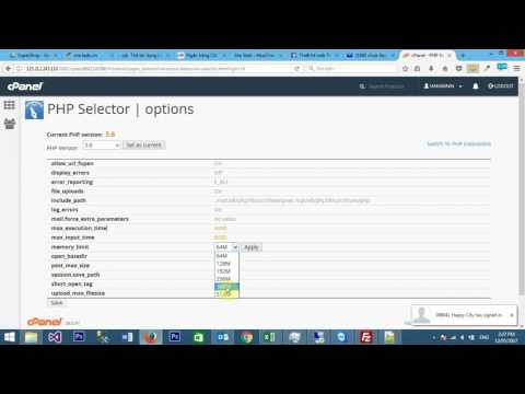 How to change PHP versions and settings in cPanel