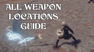 NieR: Automata - All Weapon Locations Guide