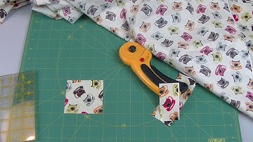 Making 1/2 Square Triangles Using Your Rotary Cutter (#2 of 8 videos)