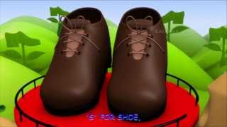 Abc Song Alphabet Song 3D Nursery Rhymes For Kids S For Shoe Song