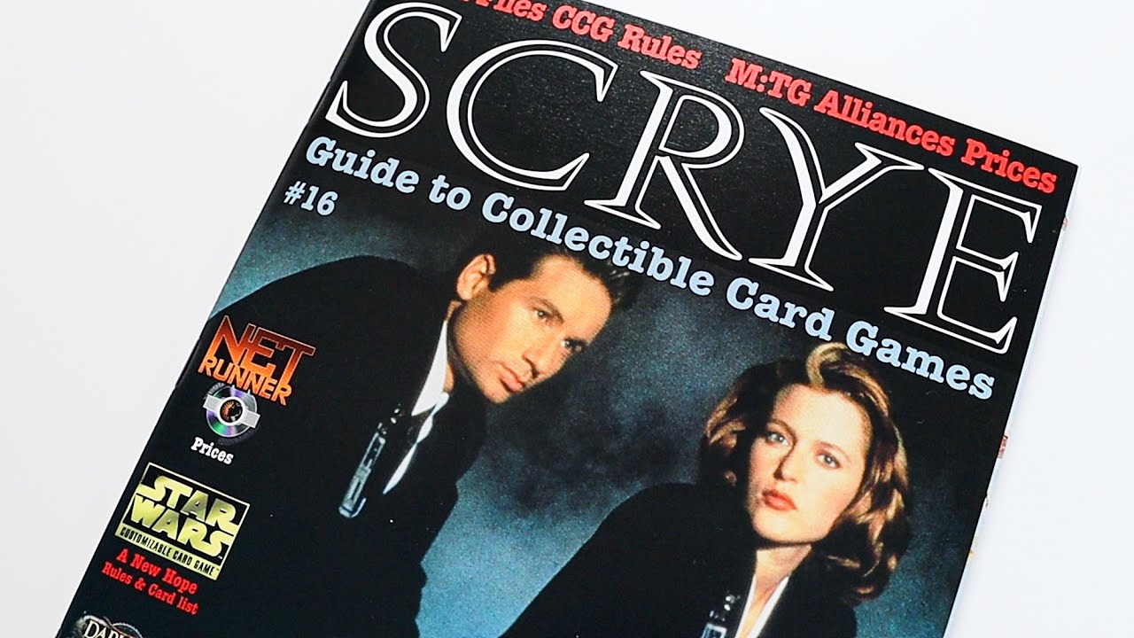 Video thumbnail — What's Inside? - SCRYE Guide To Collectible Card Games (CCG) Magazine #16 (September 1996) Unboxing