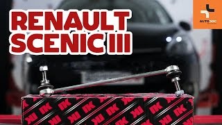 Hogyan cseréljünk Stabilizátor összekötő RENAULT SCÉNIC III (JZ0/1_) - video útmutató