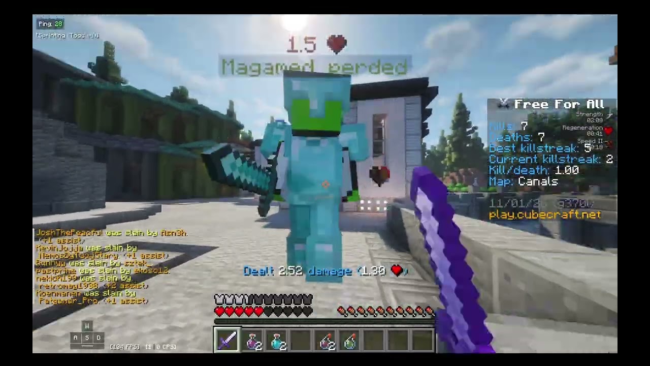 I tried Cubecraft Java