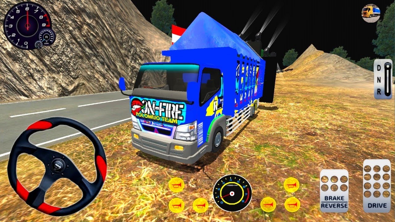 Truck Sound Terpal Oleng Nusantara Basuri - Mobil Balap Truck Simulator Android Gameplay