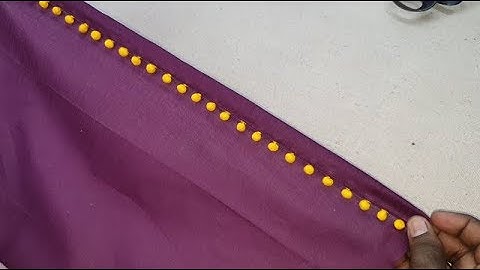 How to Attach Invisible Foam Buttons In Chalk