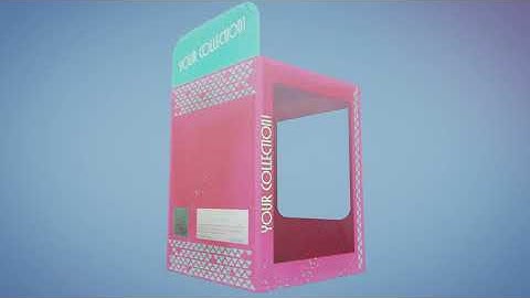 Collectible Box NFT asset animated in Blender