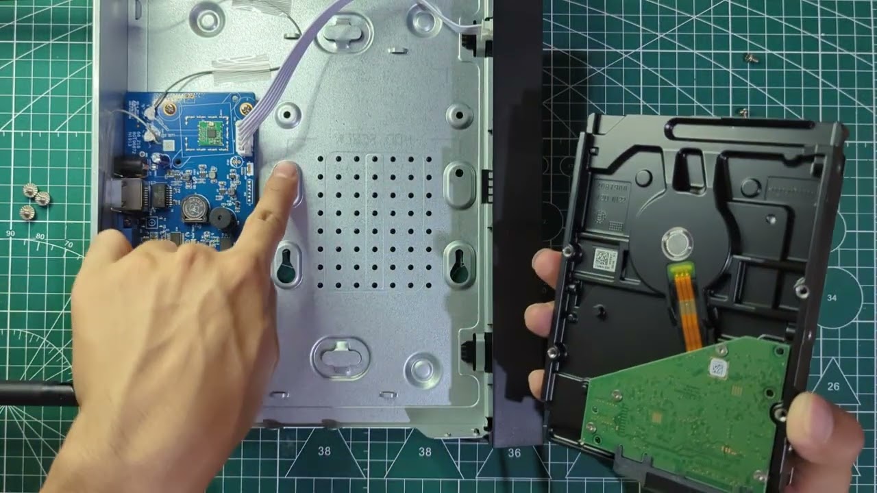 Installation of 4TB Seagate SkyHawk Surveillance HDD (ST4000VX016) to Imou 1080P 8CH Wireless NVR