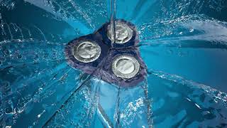 3DLEGENDS® - Philips shave water simulations - CGI / 3D animation
