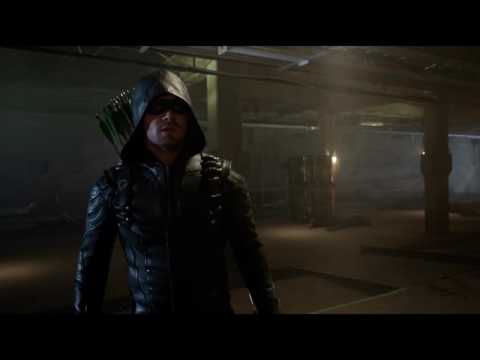 Arrow S5E1 Saving The Hostages Green Arrow Vs Tobias Church 
