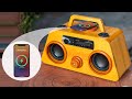 DIY Wooden Bluetooth Speaker Integrated Wireless Phone Charger