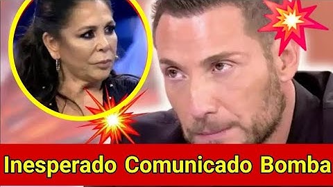🚨ISABEL PANTOJA Sentencia A ANTONIO DAVID Con Un Inesperado Comunicado "BOMBA" 💥😱