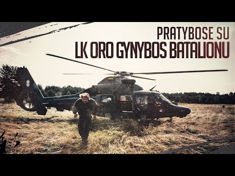 Pratybose su LK oro gynybos batalionu | Benediktas Vanagas