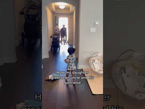 She Loves Her Uncle Greeting Toddler Uncle