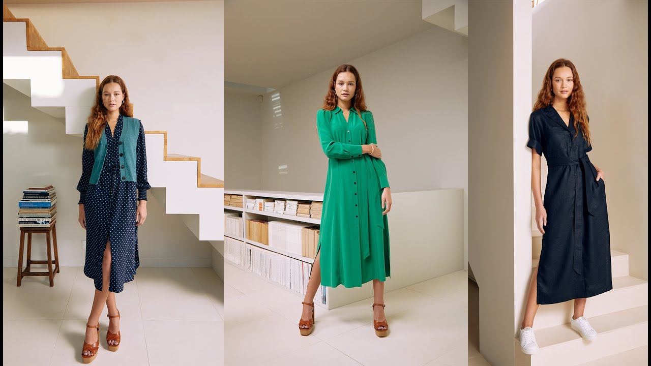 Summer Silk Dresses Focus Cefinn Styling Video with Samantha YouTube