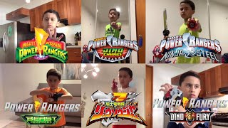 Top 6 favorite Morphs [FAN MORPH] Power Rangers l The Pullen Boys l
