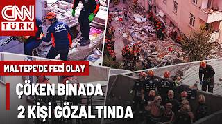 Son Daki̇kamaltepede Çöken Binada Soruşturma Mimar Ve Şantiye Şefi Gözaltında