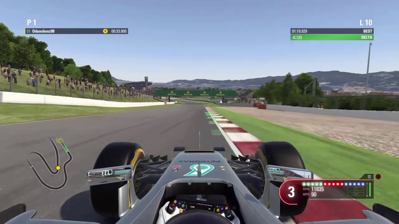 F1 2016 Time Trial. 