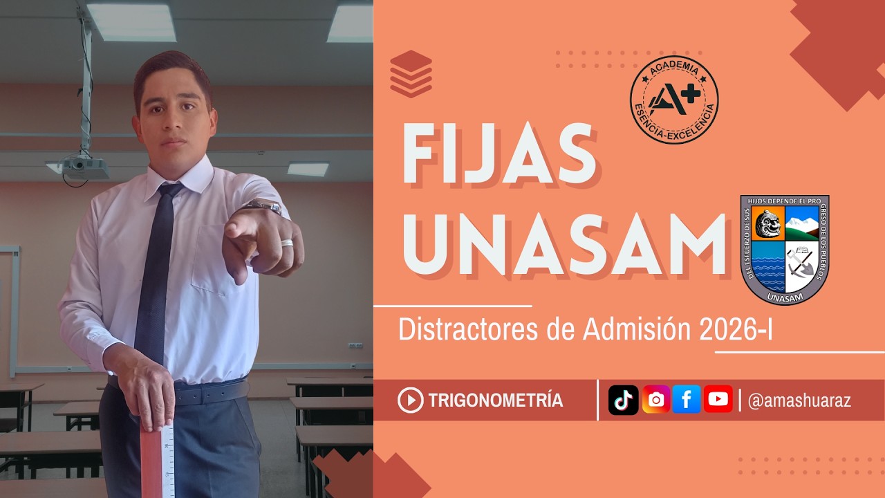 🔴 TRIGONOMETRÍA EN VIVO | Las Fijas UNASAM 📐🧮 con Fredy Huamán – 6PM
