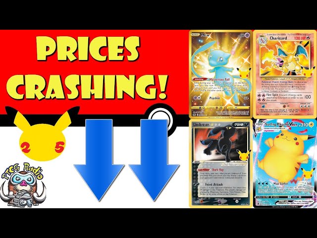 Celebrations Single Card Prices Are Crashing! This is Great News! (Pokmon  TCG News) - YouTube