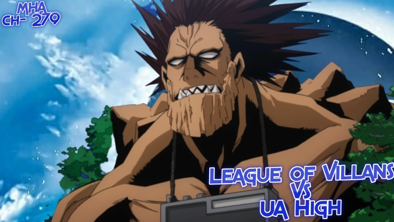 Gigantomachia  and League of Villans vs UA 1st year MHA Ch 279 Review
