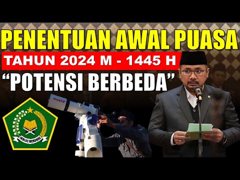 🔴AWAL PUASA RAMADHAN POTENSI BERBEDA - KEPUTUSAN PEMERINTAH HASIL SIDANG ISBAT AWAL RAMADHAN 2024