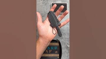 Unboxing the NEW Civivi MINI ELEMENTUM FIXED BLADE! It’s Tiny!! #shorts #youtubeshorts