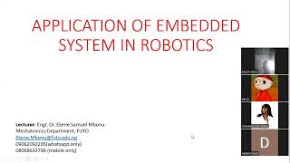 Application of Embedded System in Robotics Part 1