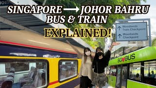 [SUB] SAVE $40 by Traveling with Train from Singapore to Johor Bahru! Bonus Where to Stay in JB!