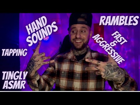 ASMR Without A Plan | Hand Sounds,Tapping,Rambles,Mouth Sounds ETC