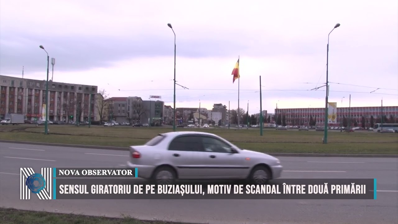 Sensul giratoriu de pe Buziașului, motiv de scandal între două primării