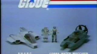 1986 Gi Joe Commercial Cobra Water Moccasin U0026 Sharc