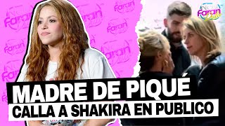 Viralizan video de Shakira siendo callada a la fuerza por madre de Piqué; ¡él no la defendió