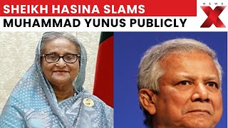 Sheikh Hasina Accuses Yunus Of Collapsing Law, Urges Unity To Save Democracy