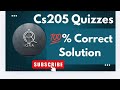 Cs205 Quizzes 2026 💯% Correct Solution 2026