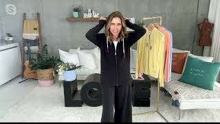 Peace Love World Love 2 Love Light Zip-Up Graphic Hoodie on QVC