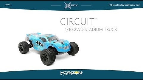 ECX 1/10 Circuit 2WD Stadium Truck with LiPo Battery RTR