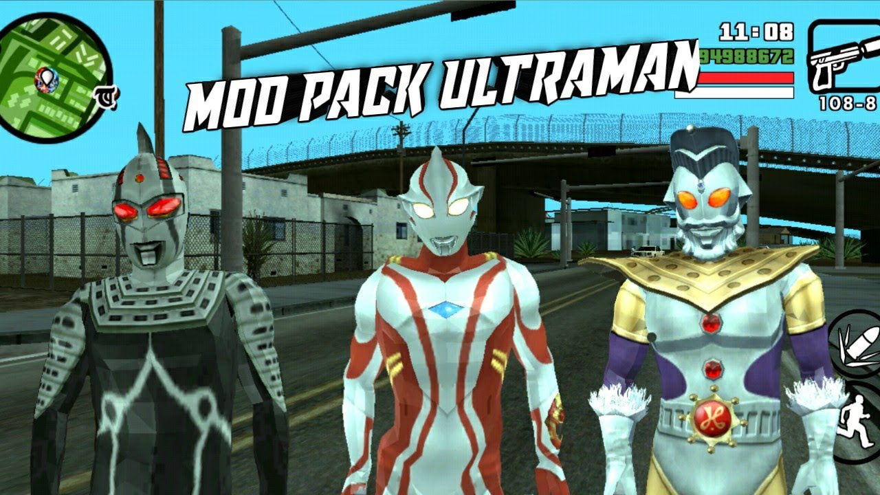 60 Gta Sa Lite Mod Ultraman  HD