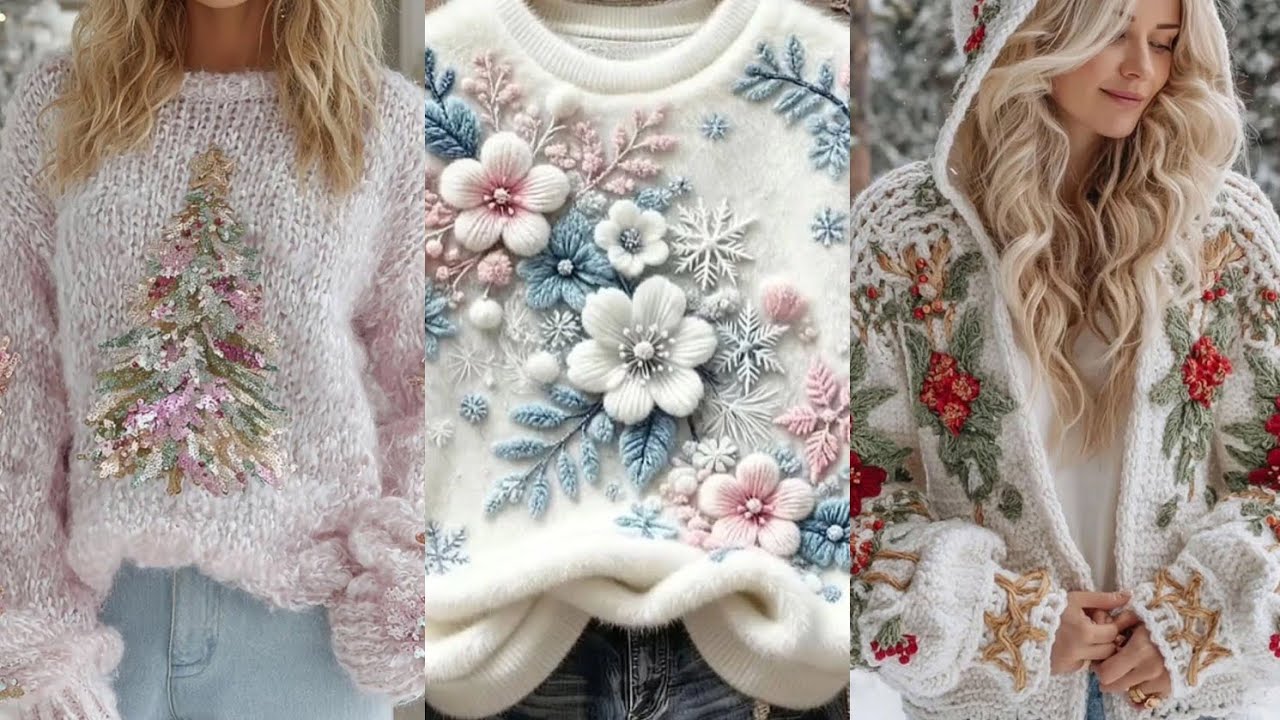 how girls can make their winter look super stylish and attractive with Korean sweaters👗