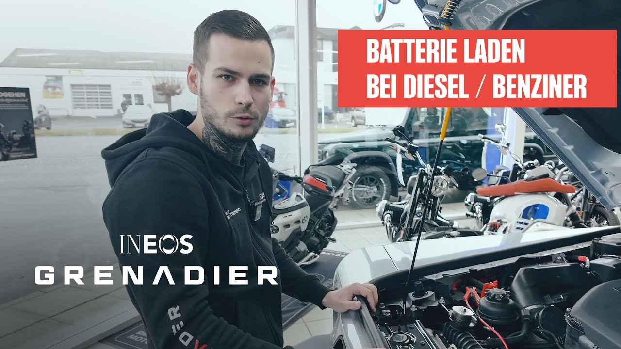 Wie lade ich die Batterie beim INEOS Grenadier
