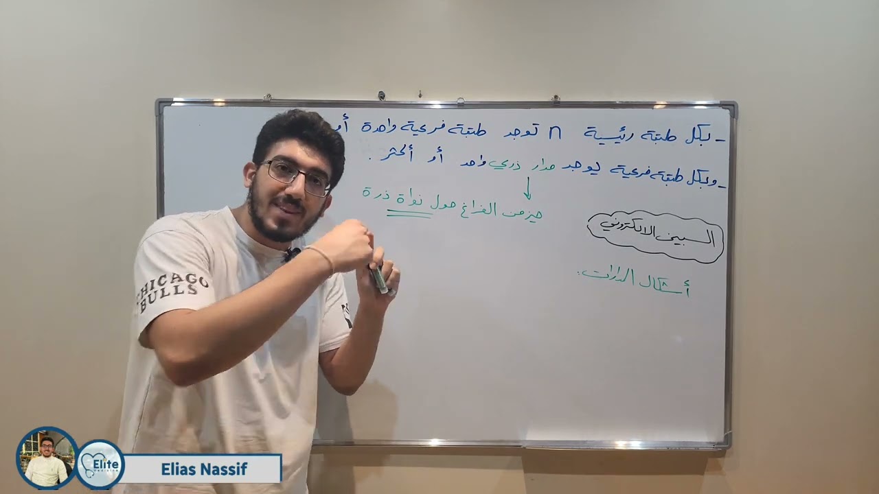 كيمياء الفصل التالت || المدارات الذرية و اشكالها و ملء المدارات (8)