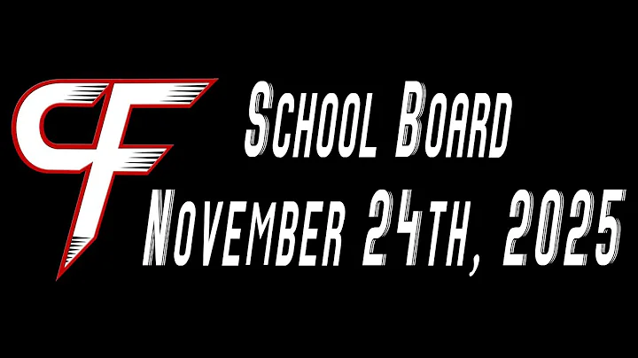 Cannon Falls School Board Meeting - 11/24/2025