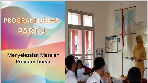 PROGRAM LINEAR (Part 4)