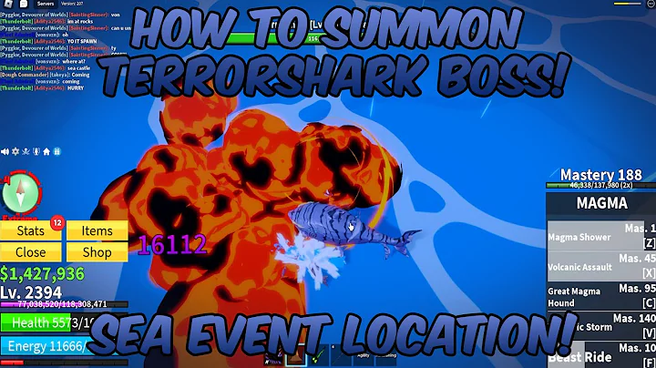 How To Summon Terror Shark Raid Boss! (SEA EVENT!) | Blox Fruits Update 20 Roblox Guide
